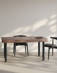 Adjustable-Height Eat-Work Table