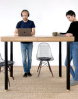 Adjustable-Height Eat-Work Table