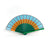 Sky blue / Green / Orange